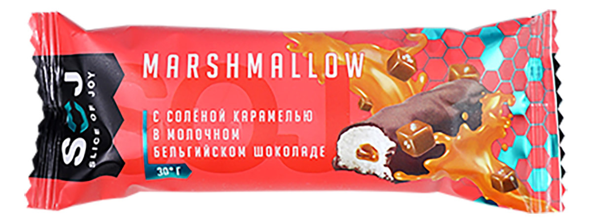 Бат. MARSHMALLOW SOJ с сол.карам.в мол.шок бсах 30г64 бл16