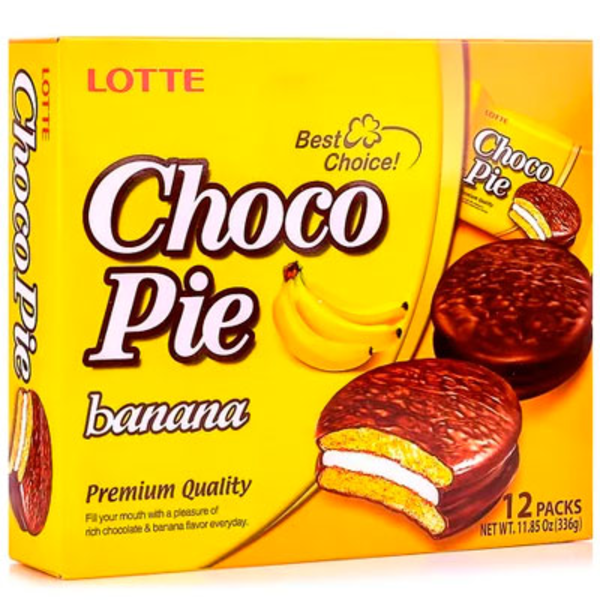 Choco Pie Банан Лотте №12 336 гр8