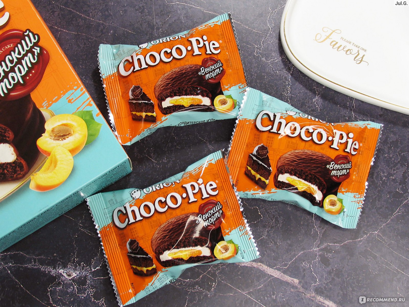 Choco Pie Венский торт №12 Орион 30 гр(8бл*12шт)8