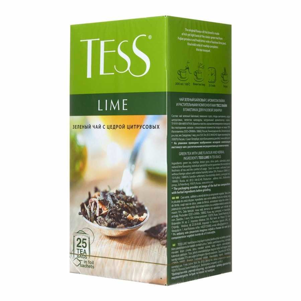 Tess Лайм зелен. 25*1,5г10 чай