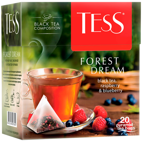 Tess Форест Дрим  black пир.20*1.8г12 чай