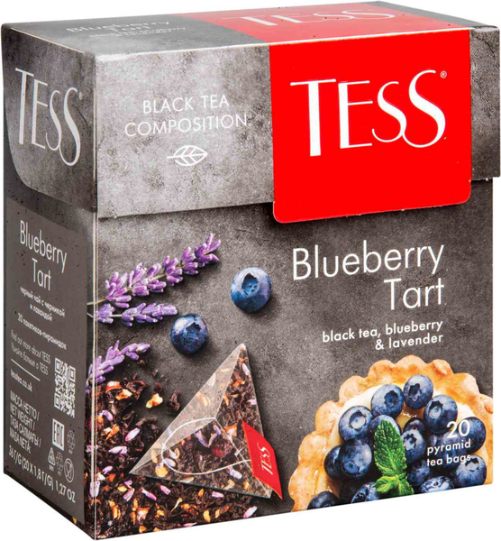 Tess Блюберри Тарт пир. 20*1,8г12 чай