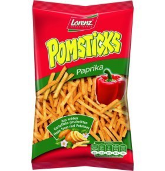 Картоф.чипсы соломкой Pomsticks паприка 100гр20